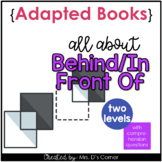 Prepositions Behind Front Adapted Books [Level 1 and 2] Di