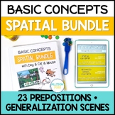 Prepositions Worksheets Bundle NO PREP Speech Therapy