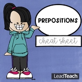 Prepositions Cheat Sheet!