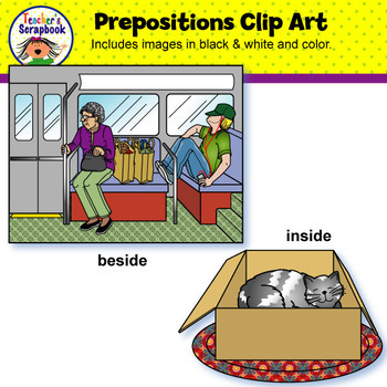 Preview of Prepositions Clip Art