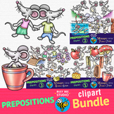 Prepositions Clip Art Bundle