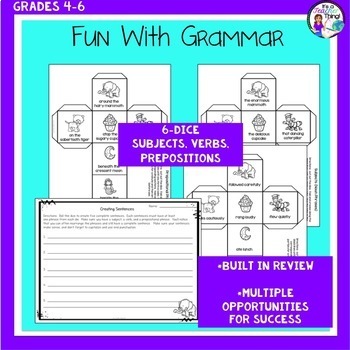 Prepositions Worksheets and Activities by It's a Teacher Thing | TpT