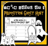 Halloween Prepositions Going on a Ghost Hunt - Write the Room