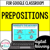 Prepositions Grammar Activities for Google Classroom Digital