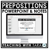 Prepositions | Grammar | Editable PowerPoint and Notes