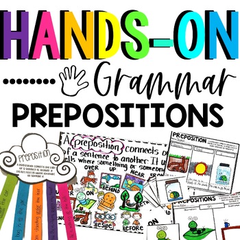 Preview of Prepositions Hands on Grammar Activities, Games, Worksheets, Lesson Plans