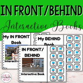 Prepositions Interactive Books - IN FRONT/BEHIND! Set of 3 books!