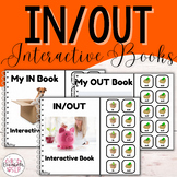 Prepositions Interactive Books - IN/OUT! Set of 3 books!