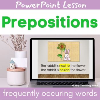 Preview of Prepositions Interactive PowerPoint Lesson