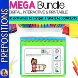 Prepositions Spatial Concepts Mega Bundle for Speech Therapy