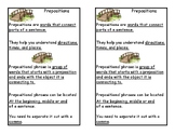 Prepositions Notes