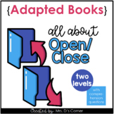 Prepositions Open Close Adapted Books [Level 1 and 2] Digi