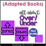 Prepositions Over Under Adapted Books [Level 1 and 2] Digi