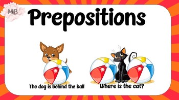 Preview of Prepositions - Power Point - English