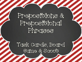 Prepositions & Prepositional Phrases Task Cards, Board Gam
