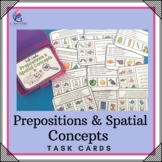 Prepositions & Spatial Concepts Task Cards - Speech Therap