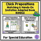 Prepositions Spring Easter Matching Imitation Adapted Book