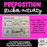 Prepositions Sticker Activity