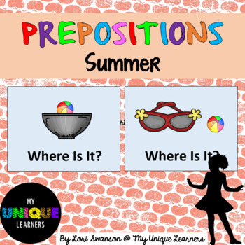 Preview of Prepositions- Summer
