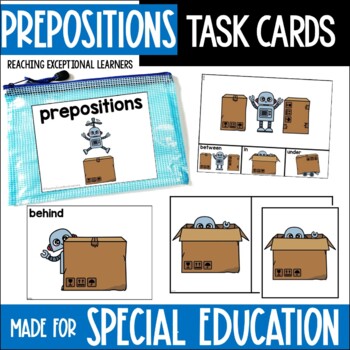 Preview of Prepositions Task Card Set