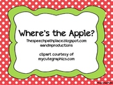 Prepositions: Where's the apple?