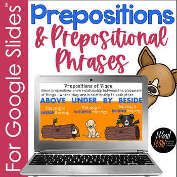 Preview of Prepositions and Prepositional Phrases for Google Slides™