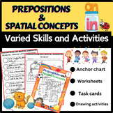Prepositions and Spatial Concepts | Worksheets, Anchor cha