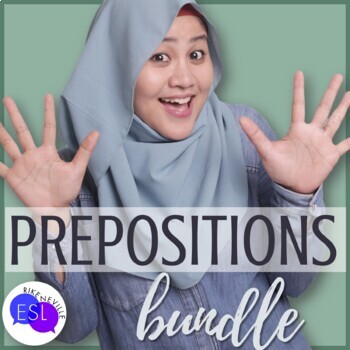 Preview of Prepositions for Adult ESL bundle