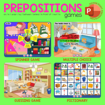 Prepositions Games (PowerPoint)