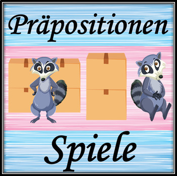 Preview of Prepositions in German Vocabulary and Game