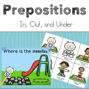 Prepositions - in, on, and under by Michelle's Communication Corner