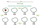 Prepositions of Location:  Fruit Trees - FREEBIE