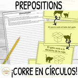 Prepositions of Location in Spanish ¡Corre en Círculos! Re