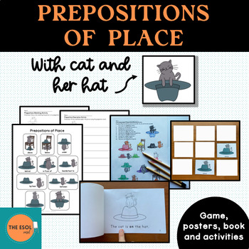 Preview of Prepositions of Place ESL Resource