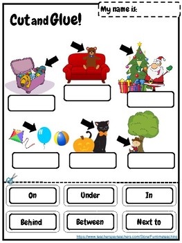 Prepositions of Place ESL Worksheets by FunTimeTeaching | TpT