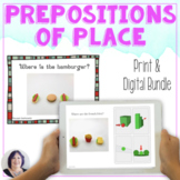 Prepositions of Place Print and No Print Digital Bundle