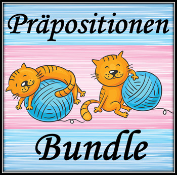 Preview of Prepositions of place in German Bundle