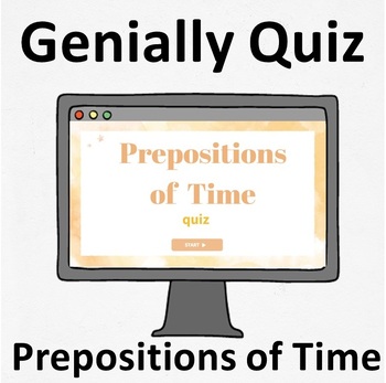 Preview of Prepositions of time. Interactive quiz for Russian-speaking students