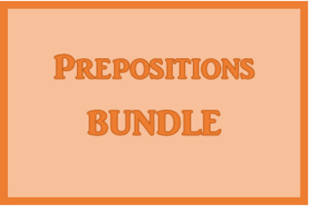 Preview of Preposizioni (Prepositions in Italian) Bundle