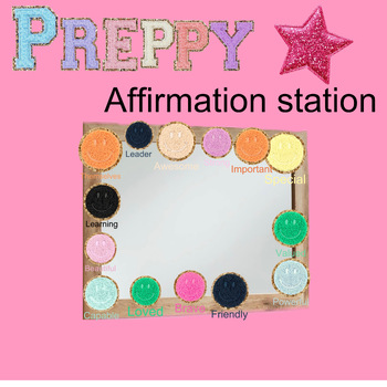 Preview of Preppy affirmation station