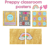Preppy classroom posters 