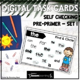 Preprimer Sight Words Activities with Boom Cards Set 1 | D