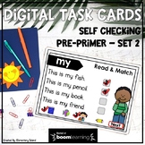 Preprimer Sight Words Activities with Boom Cards Set 2 | D