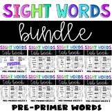 Preprimer Sight Words Bundle