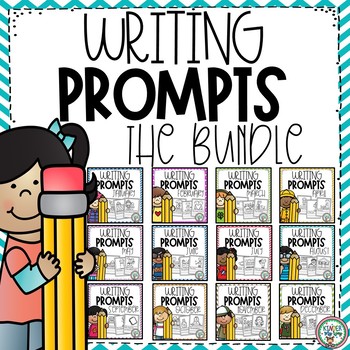 Writing Prompts for Beginning Writers - The Bundle by KinderMyWay