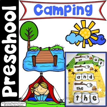 Preview of Preschool Activities - Camping Theme