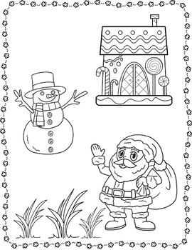Preschool Activities Christmas Coloring Pages - Coloring Sheets ...