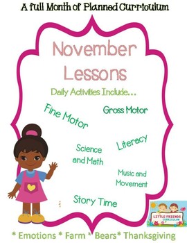 Preview of Preschool Activities For November
