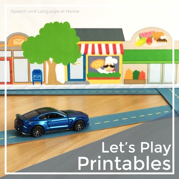 Preview of Preschool Activities: Let's Play Printables for Speech and Language
