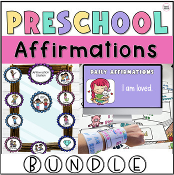 Preview of Preschool Affirmations |BUNDLE